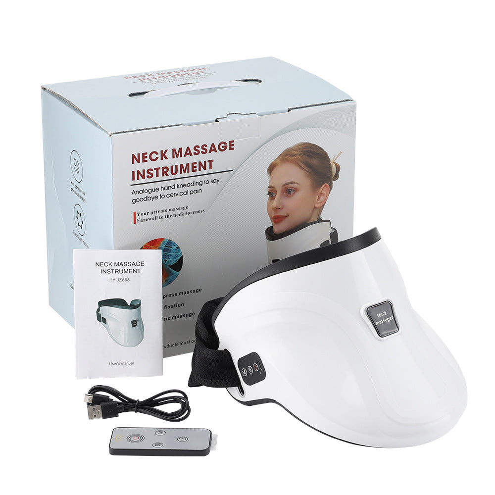 JC-241227PCA-037  Electric Hot Compress Neck Fixed Traction Air Pressure Kneading Massage Instrument