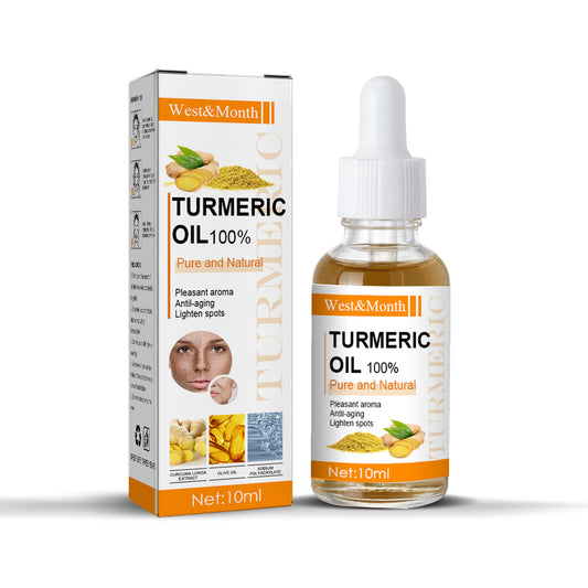 JCM-126CRM-24  West&Month Turmeric Essential Oil Face Skin Anti-Wrinkle Lift Blemish Reduction Skin Care Moisturizing Oil