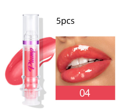 JC-241231MUP-032  New Tube Lip Rich Lip Color Slightly Spicy Lip Honey Lip Glass Mirror Face Lip Mirror Liquid Lipstick