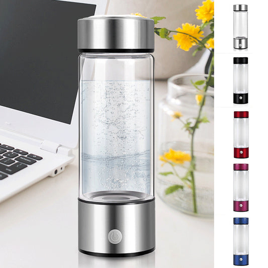 JC-250103DWR-017  Hydrogen Water Bottles Electric Hydrogen Rich Water Generator Bottle New Technology Rechargeable Portable Antioxidant