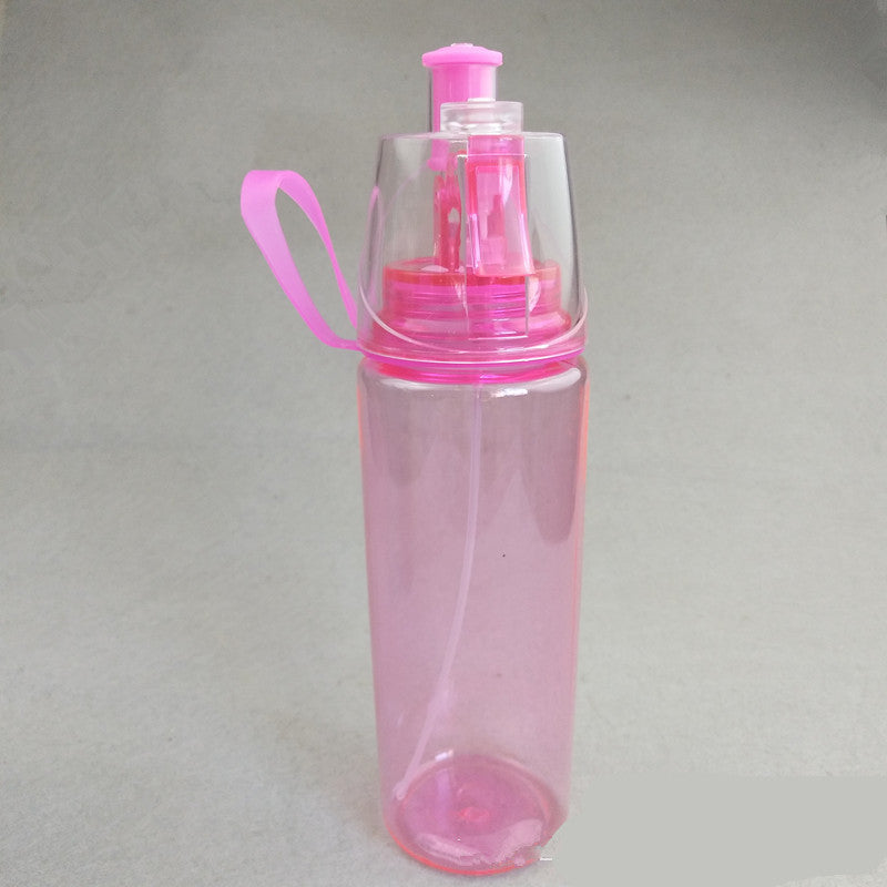 JC-250103DWR-038  Spray Water Bottle 600ML Sports Cycling Mist Spray Water Bottle