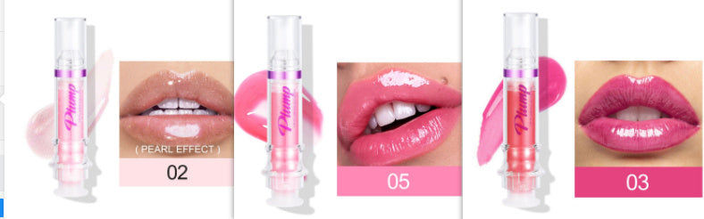 JC-241231MUP-032  New Tube Lip Rich Lip Color Slightly Spicy Lip Honey Lip Glass Mirror Face Lip Mirror Liquid Lipstick