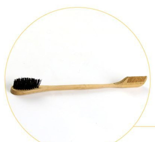 JC-241228BUT-109  Big Tooth Smooth Hair Brush, Hair Comb, Bamboo Comb