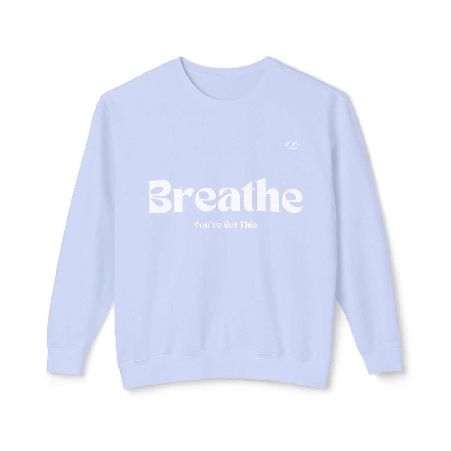 SW-114ML-24  Unisex Lightweight Crewneck Sweatshirt Mental Health Awareness Long Sleeve Shirt Cozy Comfort Tee for Generation Z Self-Care Shirt Mental Health Shirt Cozy Shirt