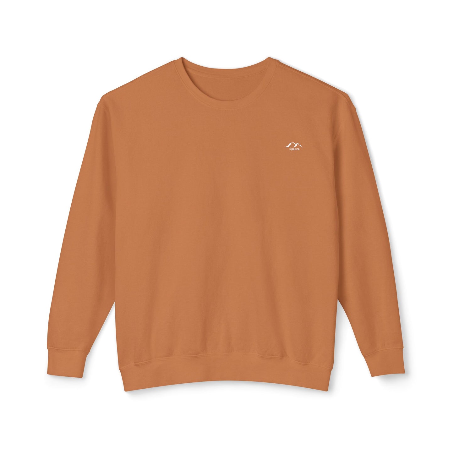 SW-110ORG-24  Unisex Lightweight Crewneck Yam Color Sweatshirt