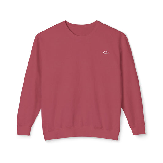 SW-109MRN-24  Unisex Lightweight Crewneck Crimson Color Sweatshirt