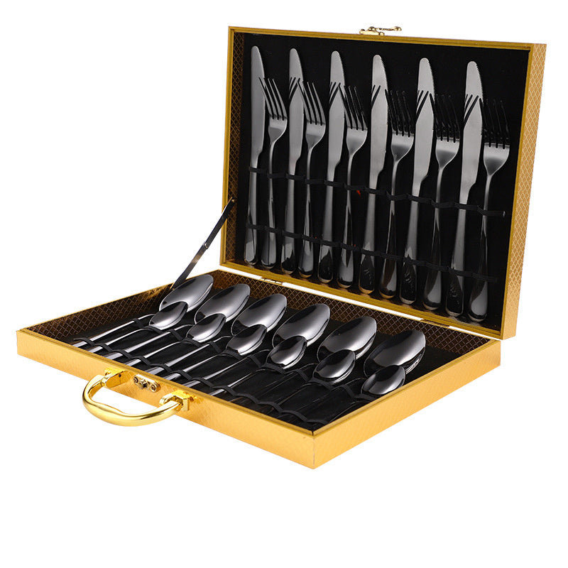 JC-250101DNW-002  High-end tableware 24 piece set