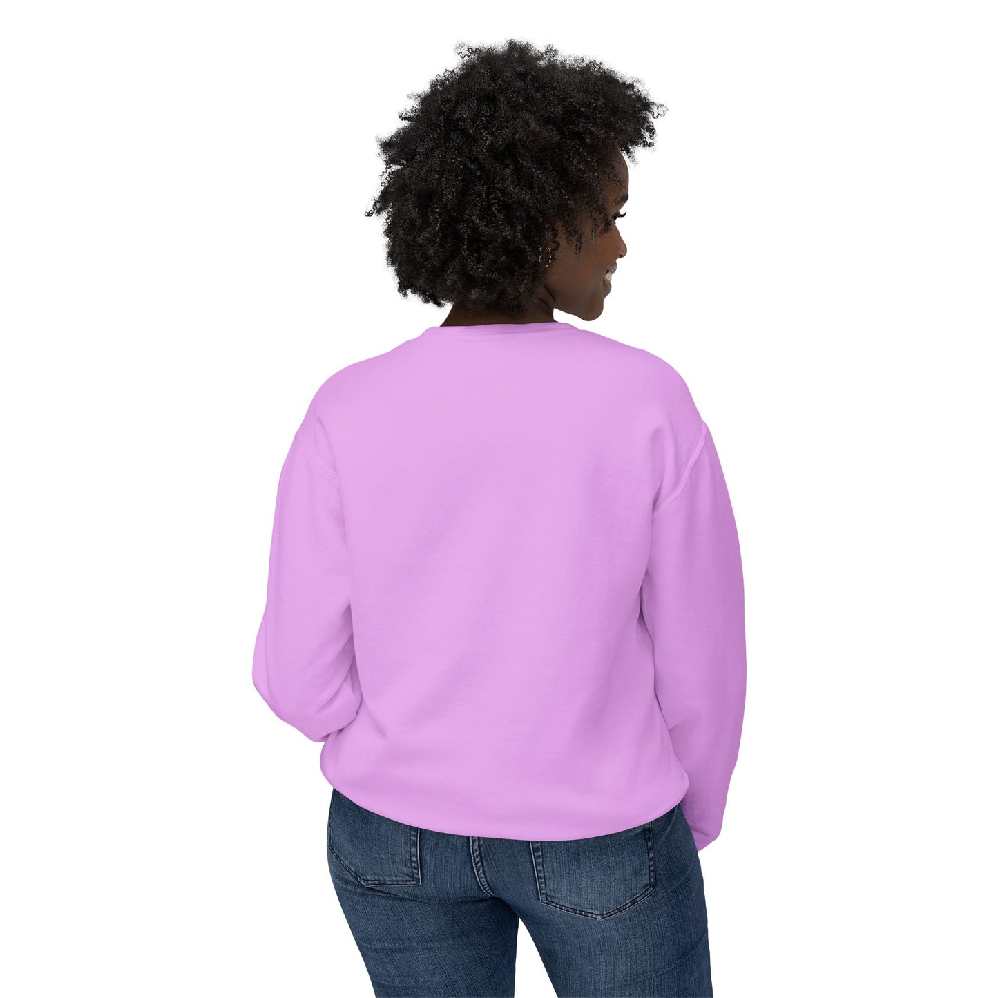 SW-112PRL-24  Unisex Lightweight Neon Violet Color Sweatshirt