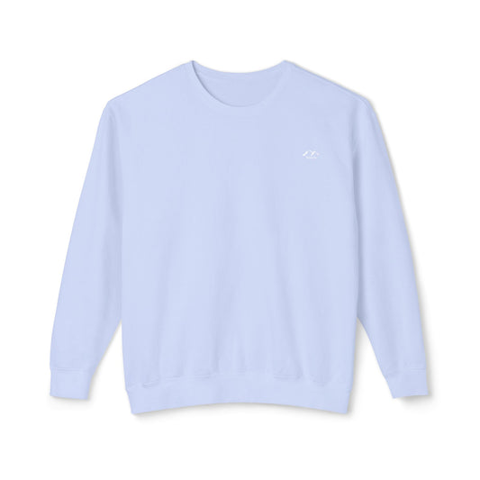 SW-106BLU-24  Unisex Lightweight Crewneck Hydrangea Color Sweatshirt