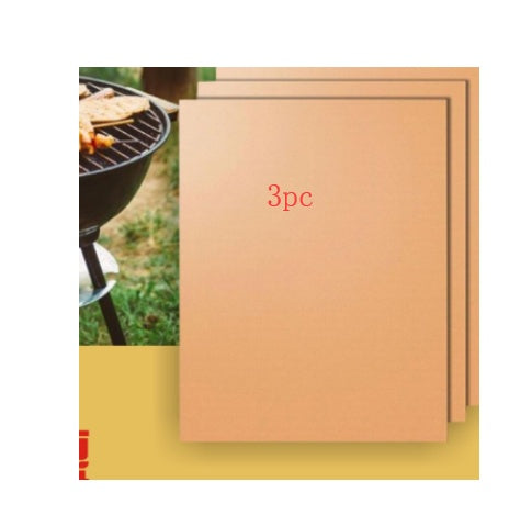 JC-241226KCT-016  Reusable Non-stick Surface BBQ Grill Mat Baking Sheets