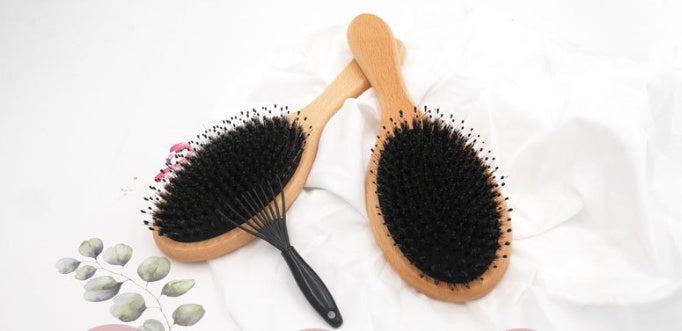 JC-241228BUT-103  Beech massage hair comb