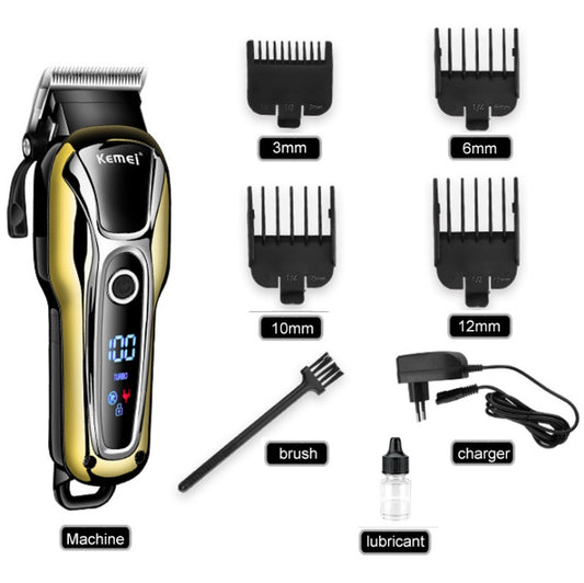 JC-241227PCA-046  Professional Hair Clipper Rechargeable Electric Beard Trimmer