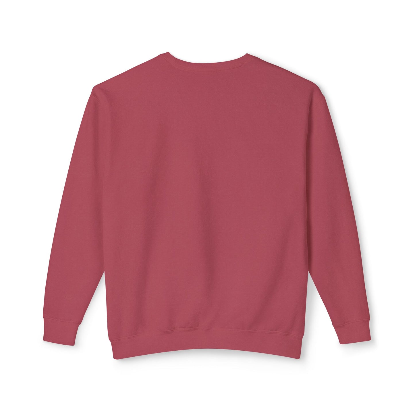 SW-109MRN-24  Unisex Lightweight Crewneck Crimson Color Sweatshirt