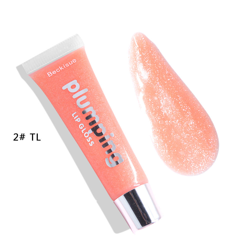 JC-241231MUP-074  Wet Cherry Gloss Plumping Lip gloss Lip Plumper Makeup Big Lip Gloss Moisturizer Plump Volume Shiny Vitamin E Mineral Oil