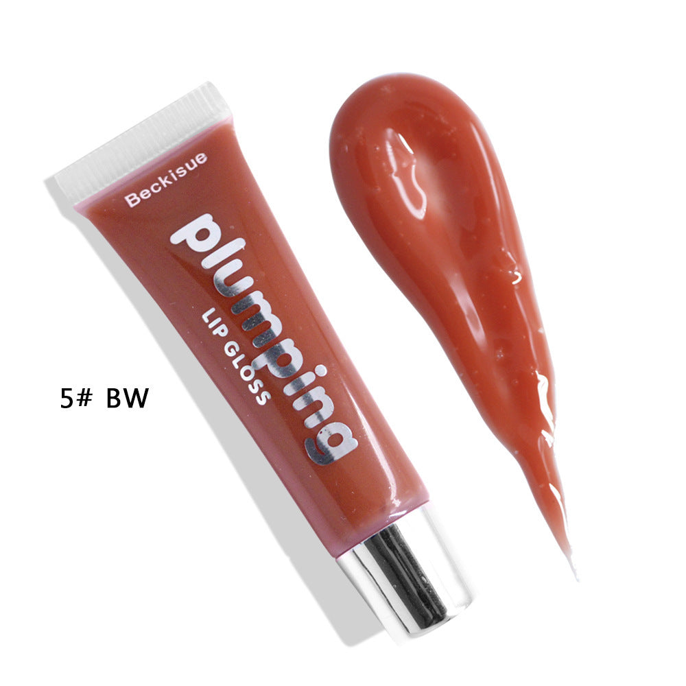 JC-241231MUP-074  Wet Cherry Gloss Plumping Lip gloss Lip Plumper Makeup Big Lip Gloss Moisturizer Plump Volume Shiny Vitamin E Mineral Oil