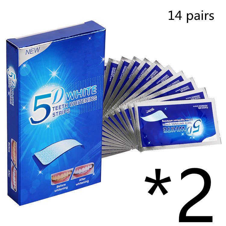 JC-250106ORL-067  5D Gel Teeth Whitening Strips White Tooth Dental Kit Oral Hygiene Care Strip For False Teeth Veneers Dentist Seks Whiten Gel