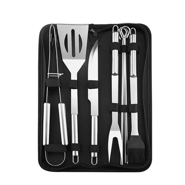 JC-250101DNW-027  10 pieces of bbq barbecue tools outdoor baking utensils