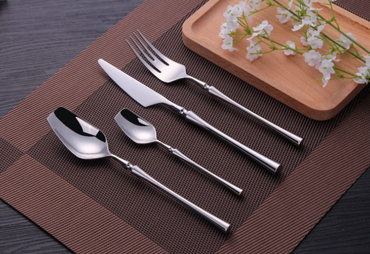 JC-250101DNW-010  Four-piece Stainless Steel Cutlery Spoon