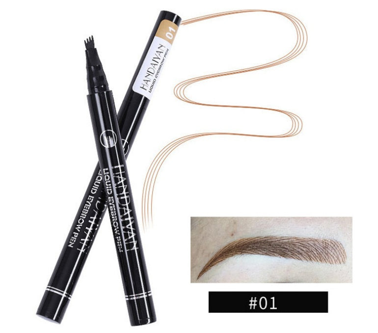 JC-241231MUP-080  Microblading Eyebrow Pencil Waterproof Fork Tip Tattoo Pen Tinted Fine Sketch Eye Brow Pencils Long Lasting Eyebrows