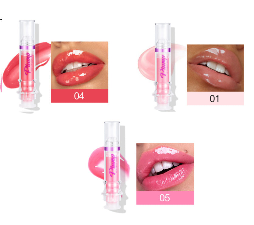 JC-241231MUP-032  New Tube Lip Rich Lip Color Slightly Spicy Lip Honey Lip Glass Mirror Face Lip Mirror Liquid Lipstick