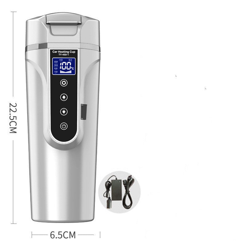 JC-250103DWR-050  Portable Car Bottle Smart Touch Digital Display Insulated Cup Home Traveling Heating Cup Water Bottle