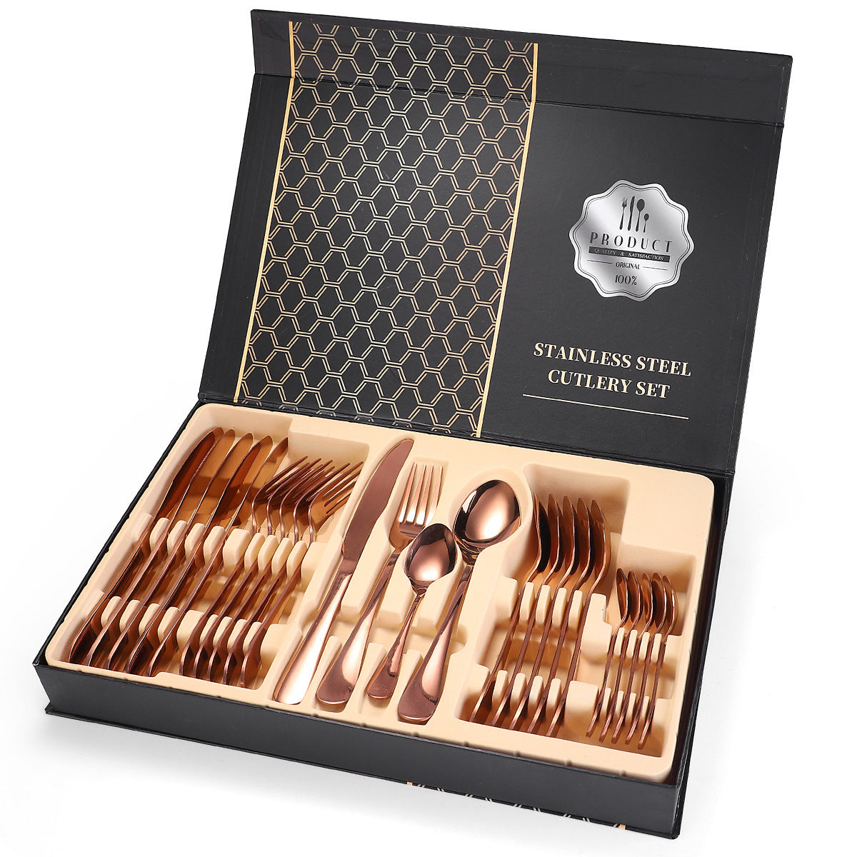 JC-250101DNW-008  24 Pcs Cutlery Set