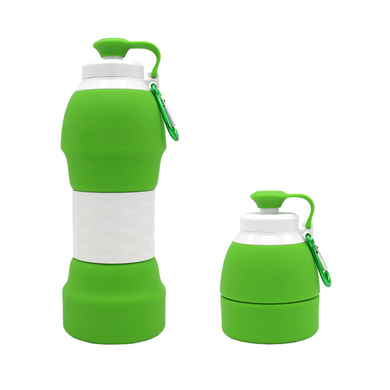 JC-250103DWR-011  Silicone folding water bottle