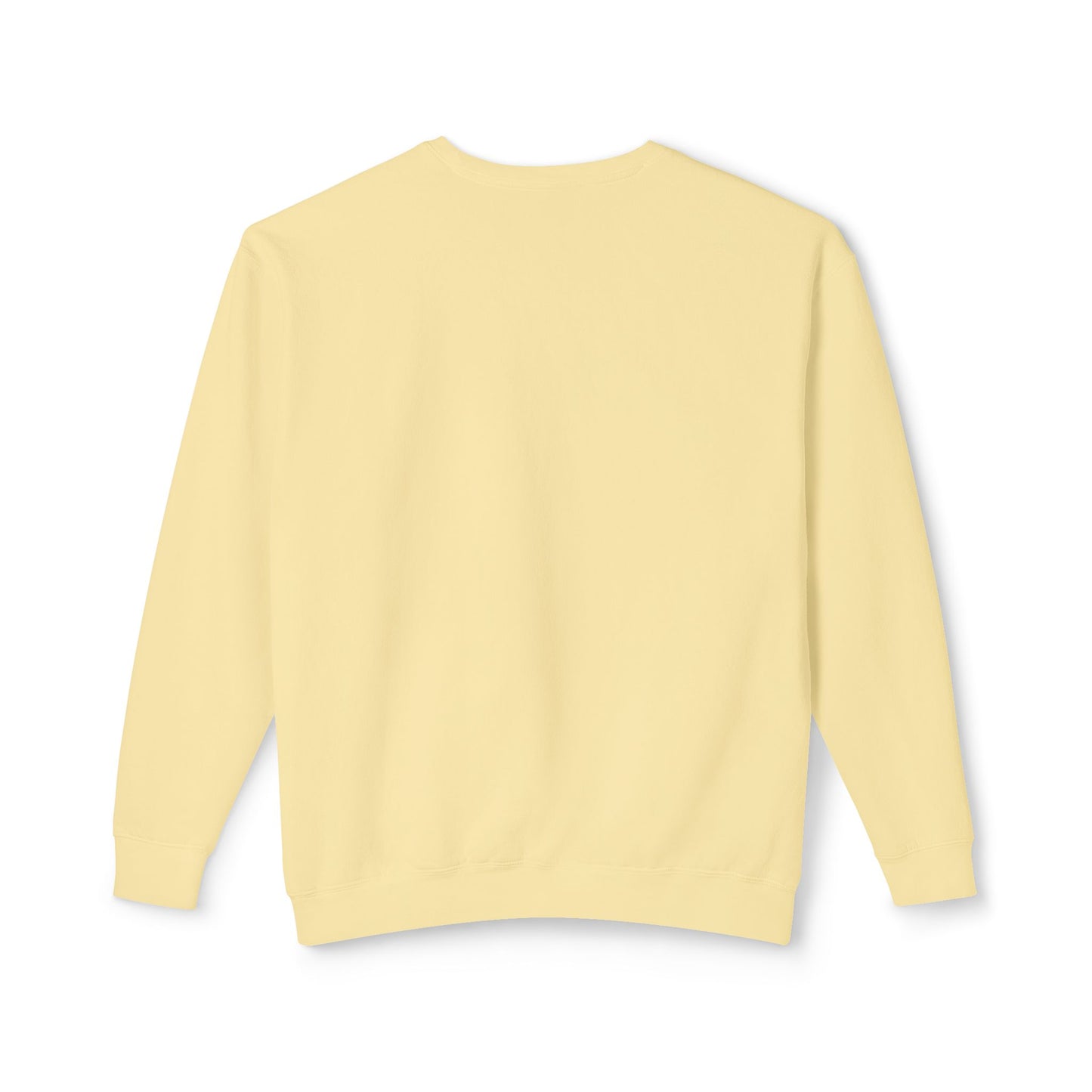 SW-107YLO-24  Unisex Lightweight Crewneck Butter Color Sweatshirt