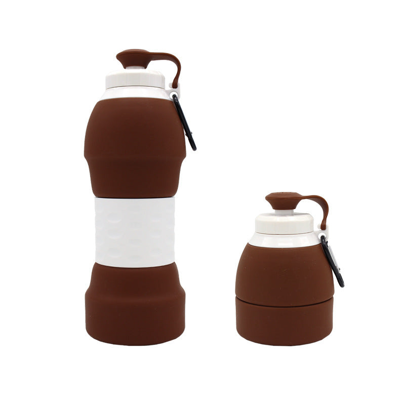 JC-250103DWR-011  Silicone folding water bottle