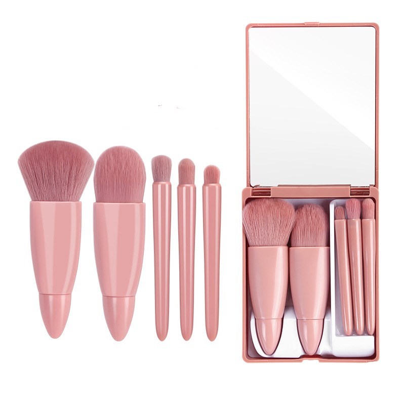 JC-241228BUT-026  5Pcs Makeup Brushes Tool Set Cosmetic Powder Eye Shadow Foundation Blush Blending Make Up Brush