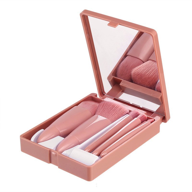 JC-241228BUT-026  5Pcs Makeup Brushes Tool Set Cosmetic Powder Eye Shadow Foundation Blush Blending Make Up Brush