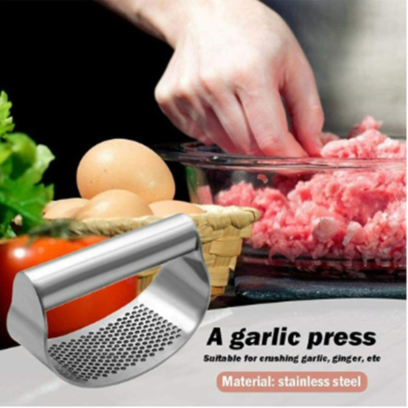 JC-241226KCT-025  Garlic Press for Kitchen Pounding Garlic Ring Manual