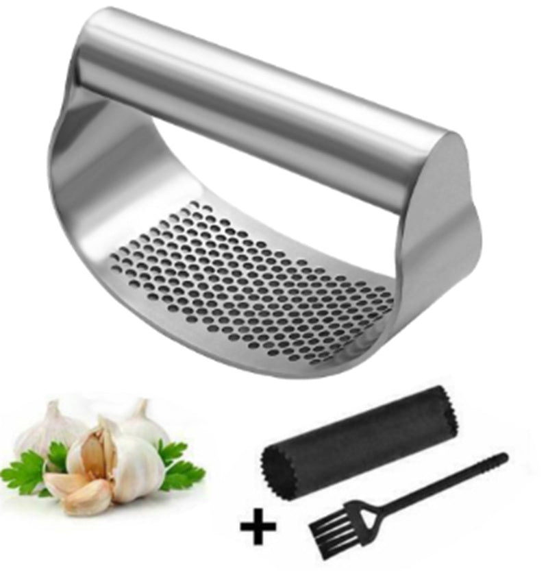 JC-241226KCT-025  Garlic Press for Kitchen Pounding Garlic Ring Manual