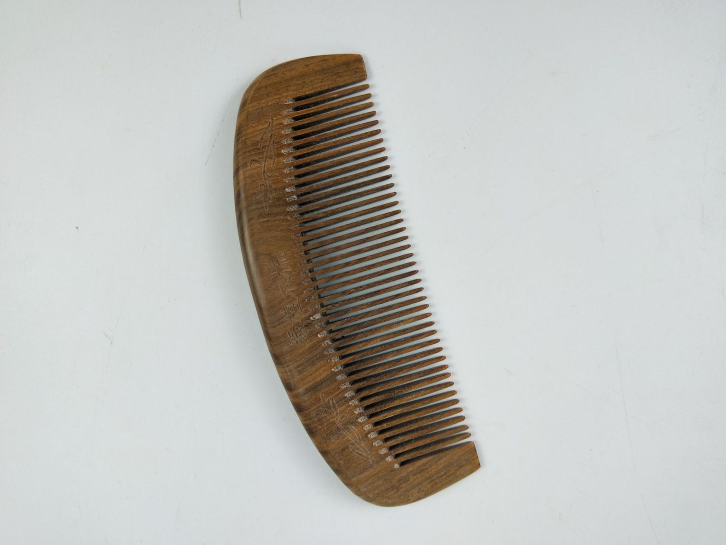 JC-241228BUT-099  Sandalwood Comb Wooden Hair Comb Green Sandalwood Meridian Wooden Comb