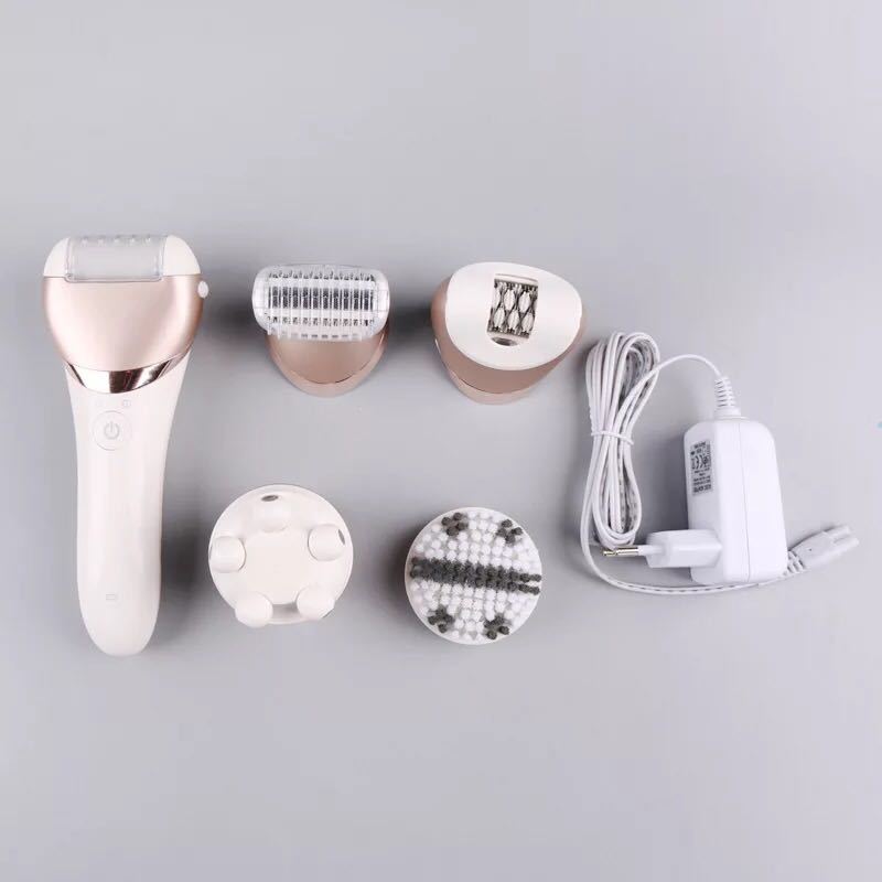 JC-241227PCA-005  New Ladies Multifunctional Five-In-One Shaver Plucker Rechargeable Whole Body Washing Shaving Knife