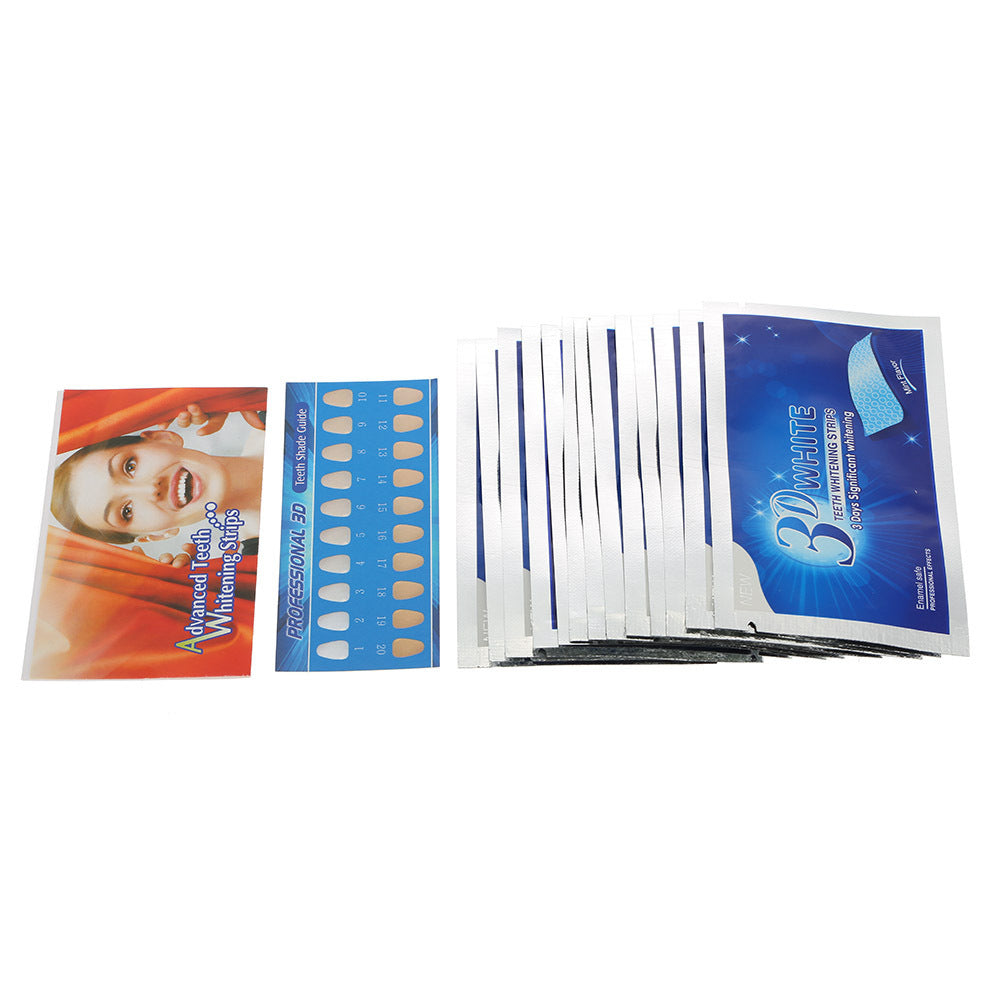 JC-250106ORL-055  Gel Teeth Whitening Strips Oral Hygiene Care Double Elastic Teeth Strips Whitening Dental Bleaching Tools