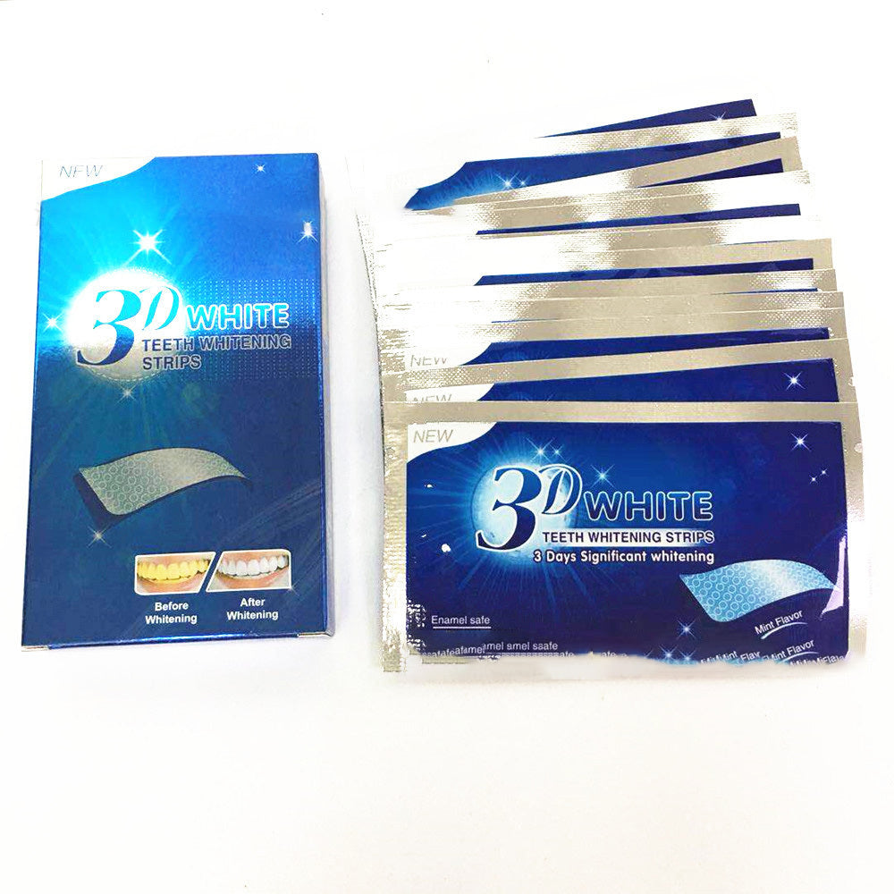 JC-250106ORL-055  Gel Teeth Whitening Strips Oral Hygiene Care Double Elastic Teeth Strips Whitening Dental Bleaching Tools