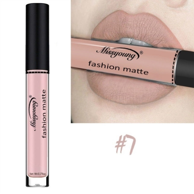 JC-241231MUP-070  Lip Gloss Liquid Lipstick Non-Stick Cup Matte Makeup Llipstick