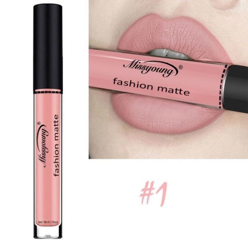 JC-241231MUP-070  Lip Gloss Liquid Lipstick Non-Stick Cup Matte Makeup Llipstick