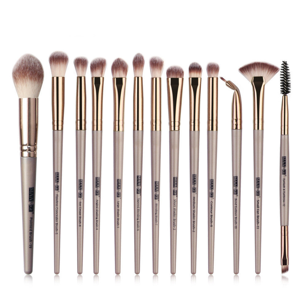 JC-241228BUT-034  Factory Direct Sale Maange New Product 13 Eye Makeup Brush Set Eyeshadow Brush Beauty Tools Hot Sale