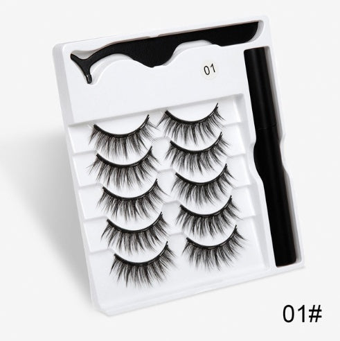 JC-241231MUP-026  A Pair Of False Eyelashes With Magnets In Fashion