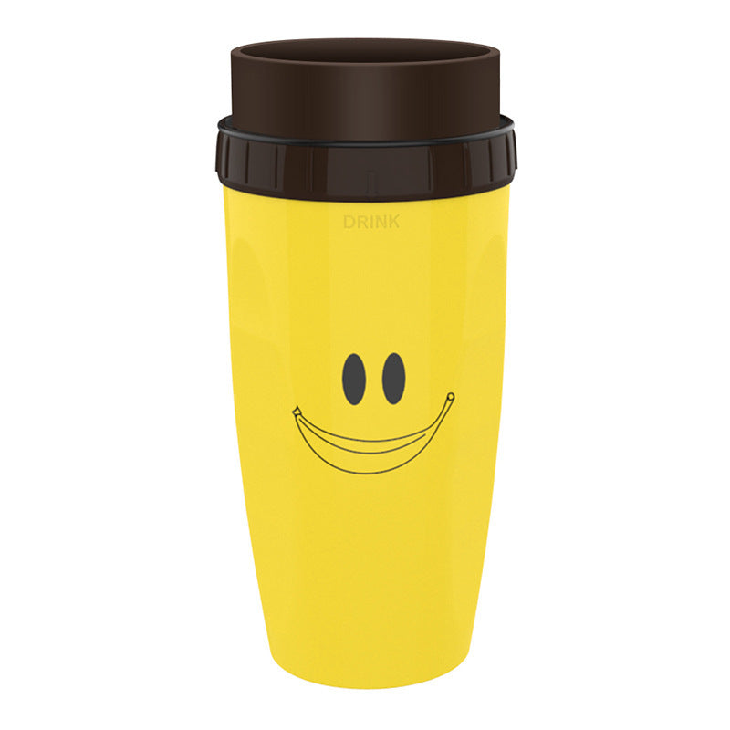 JC-250103DWR-020  No Cover Twist Cup Travel Portable Cup Double Insulation Tumbler Straw Sippy Water Bottles Portable For Children Adults