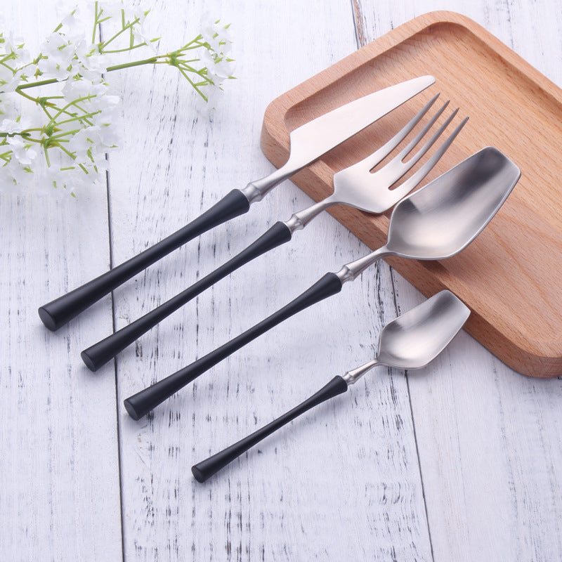 JC-250101DNW-010  Four-piece Stainless Steel Cutlery Spoon