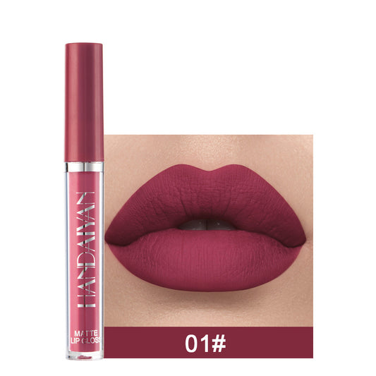 JC-241231MUP-010  Matte Non-stick Cup Lip Gloss, Non-fading Matte Liquid Lipstick