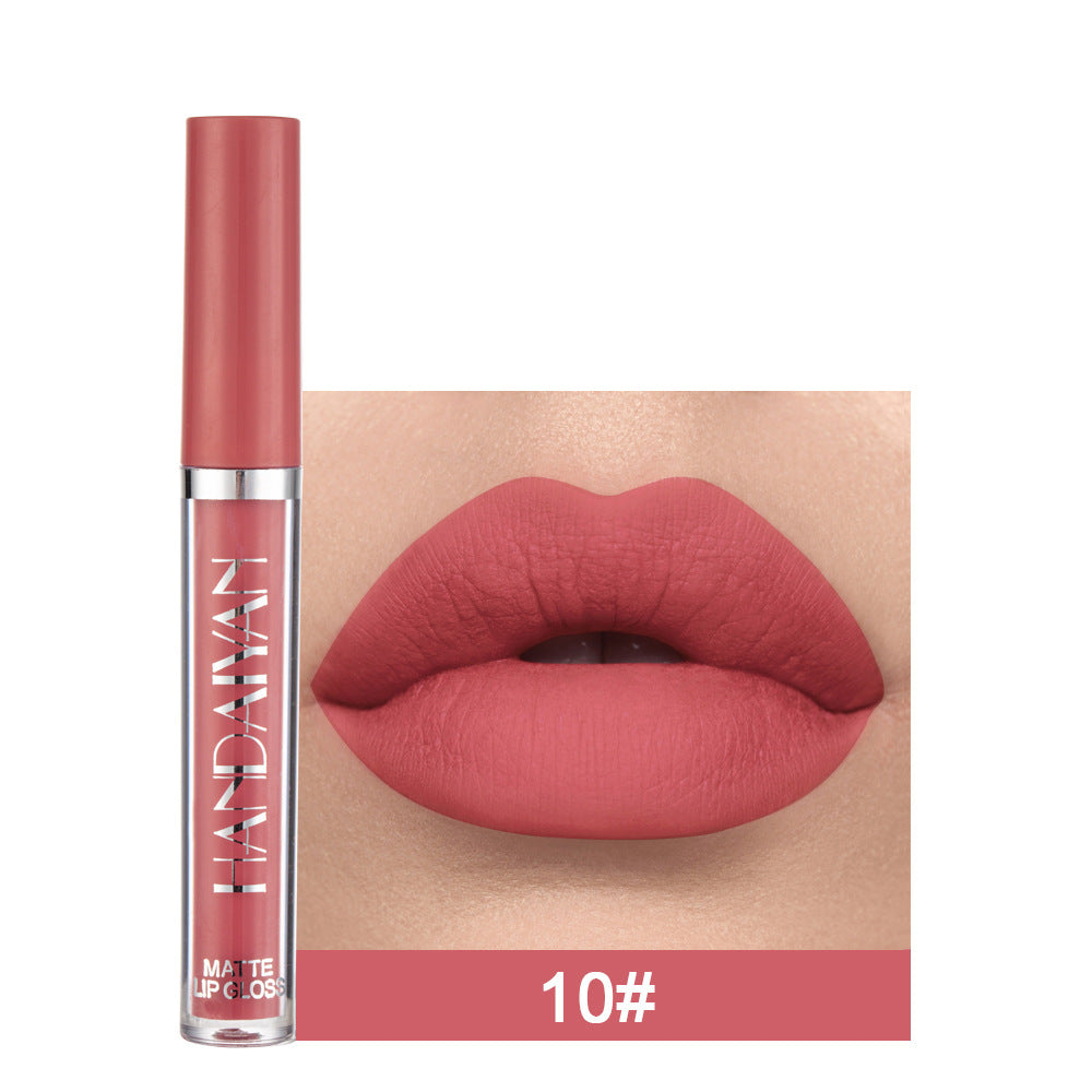 JC-241231MUP-010  Matte Non-stick Cup Lip Gloss, Non-fading Matte Liquid Lipstick