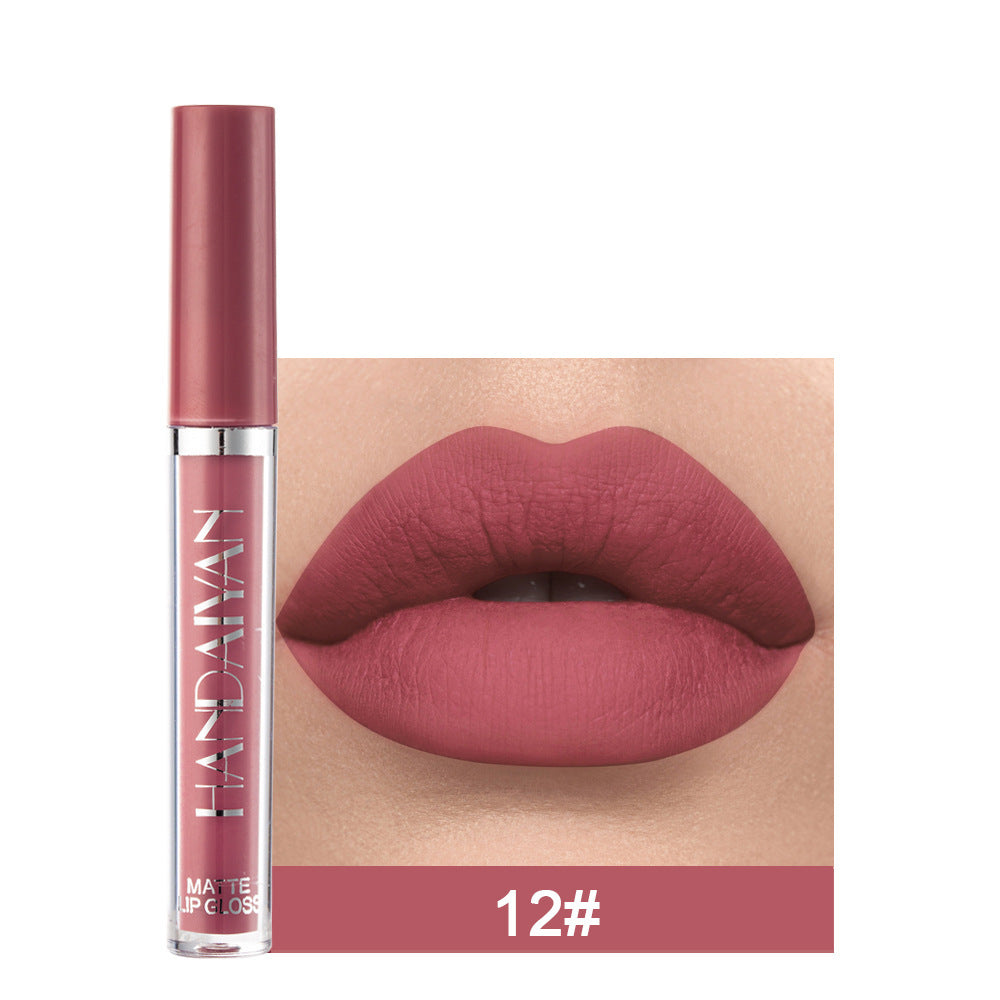 JC-241231MUP-010  Matte Non-stick Cup Lip Gloss, Non-fading Matte Liquid Lipstick