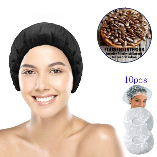 JC-250104HRC-060  Flaxseed Care Cap Oiled Hair Mask Dry Hair Cap