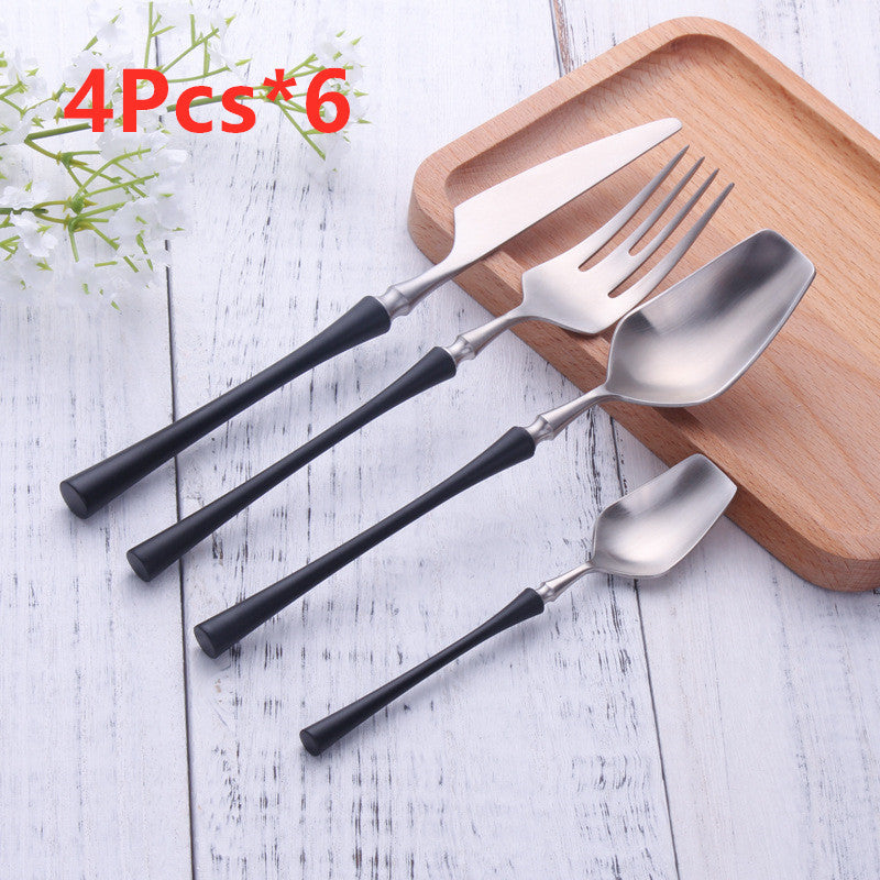 JC-250101DNW-010  Four-piece Stainless Steel Cutlery Spoon