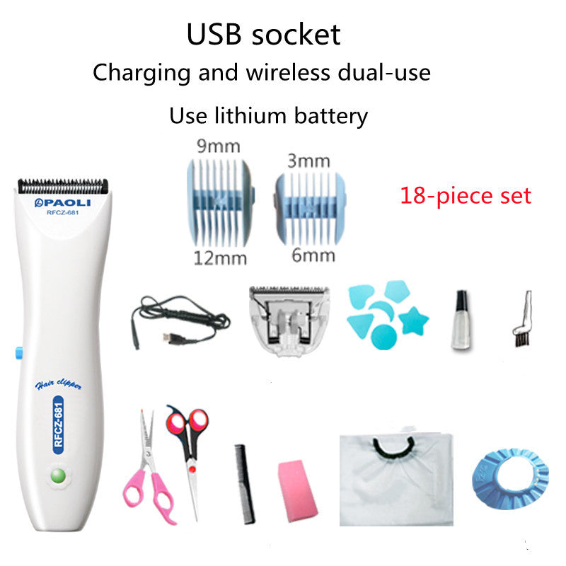 JC-241227PCA-012  Children's Hair Clippers, Rechargeable Baby Electric Hair Clippers