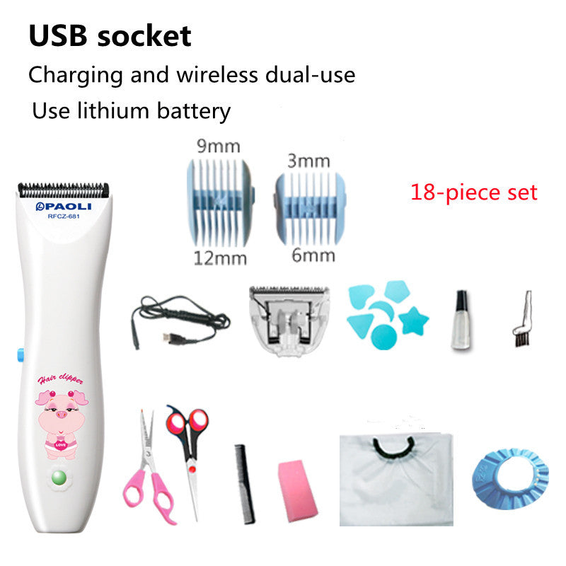 JC-241227PCA-012  Children's Hair Clippers, Rechargeable Baby Electric Hair Clippers